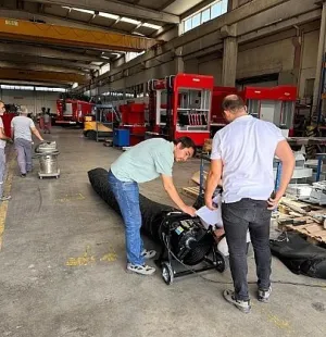 Volkan İtfaiye Exproof Duman Tahliye Fan Testi