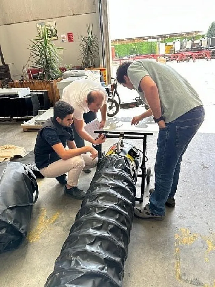 Volkan İtfaiye Exproof Duman Tahliye Fan Testi