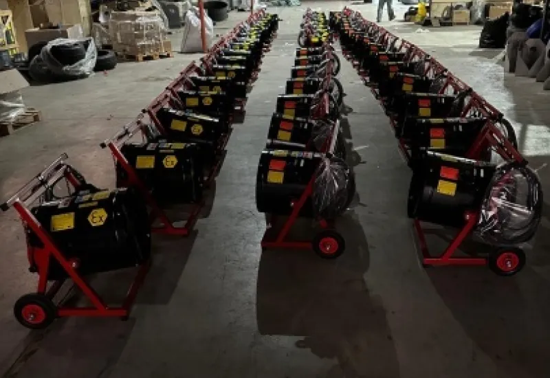 Volkan İtfaiye 50 Adet Exproof Duman Tahliye Fanı Teslimatı