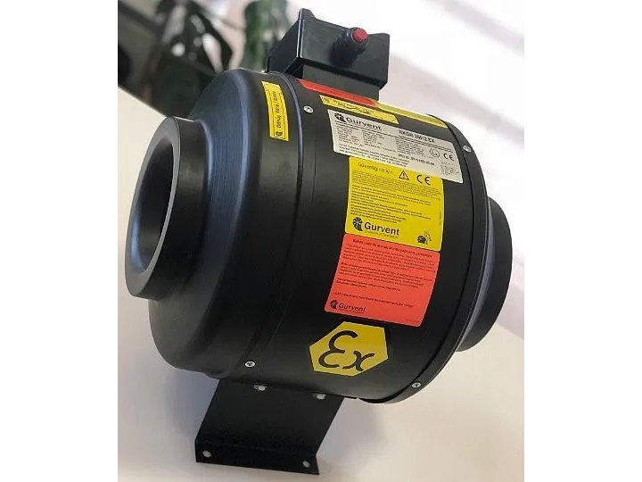 Radial Plastik Gövdeli Kimyasal Ortamlarda Kullanılan Fanlar