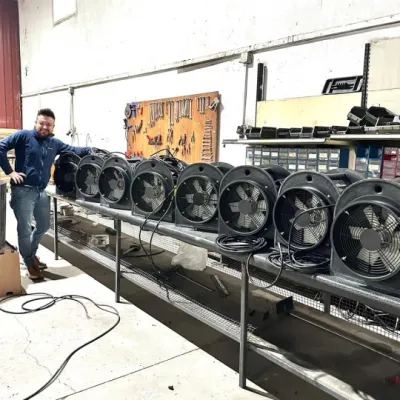 Plastik Gövdeli Mobil Exproof Fanlar