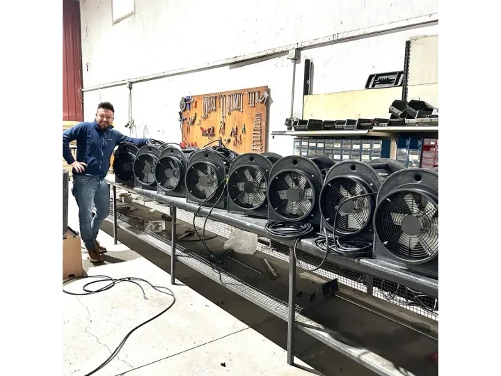 Plastik Gövdeli Mobil Exproof Fanlar